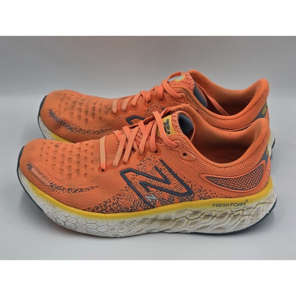 New Balance Fresh Foam x 1080v12 Vibrant Orange Men's 10 Running Shoes Sneakers - Picture 5 of 12